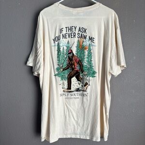 Simply Southern Big foot's Tshirt